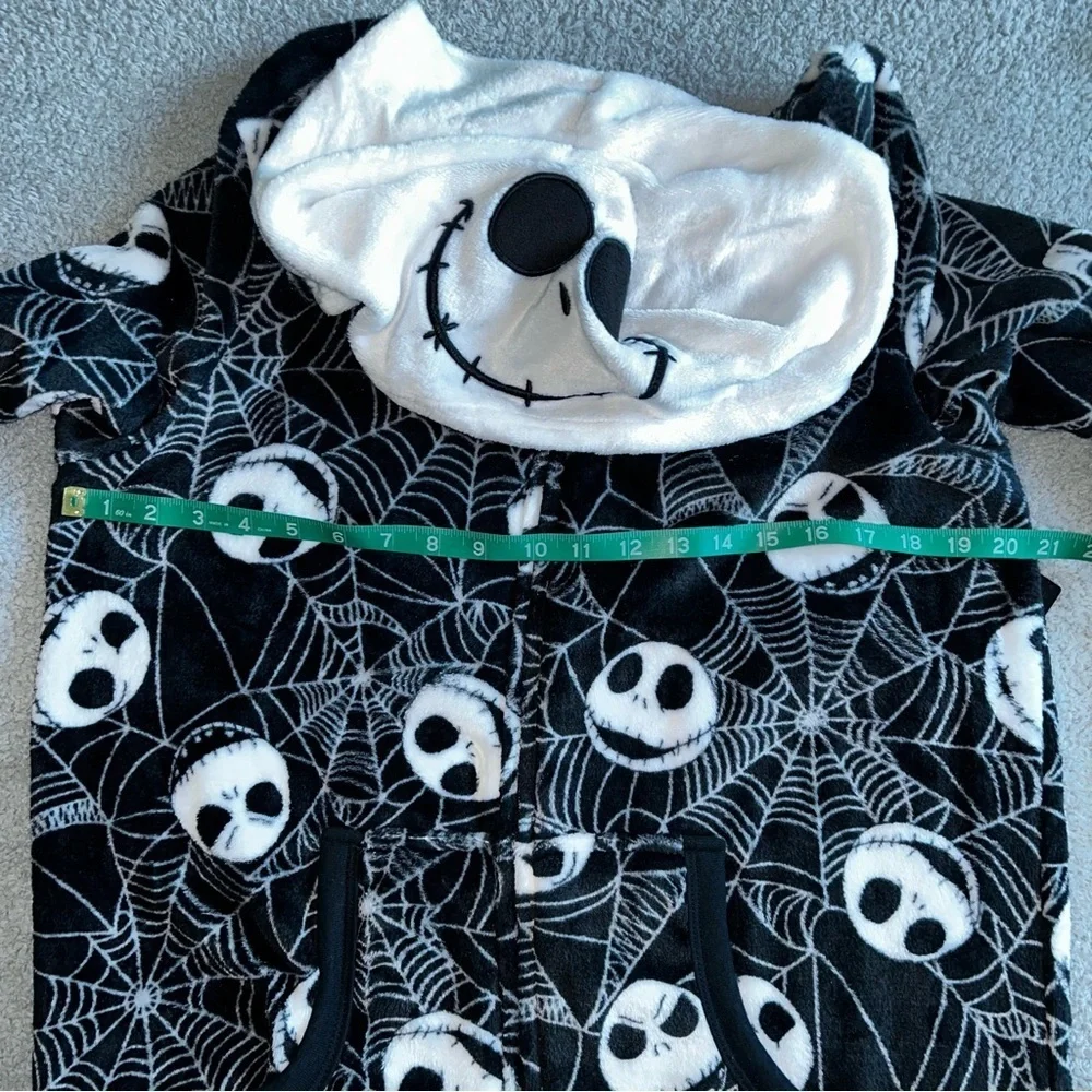 Black and White Skeleton Print Onesie